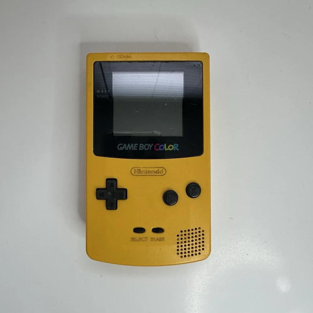 1998 VTG Nintendo Game Boy Color Console CGB-001 - Dandelion Yellow WORKING
